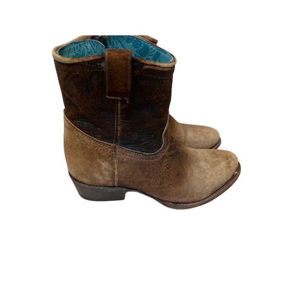 Corral Women’s Chocolate Ankle Boots Size 6.5 Medium C 1064 - Picture 3 of 11